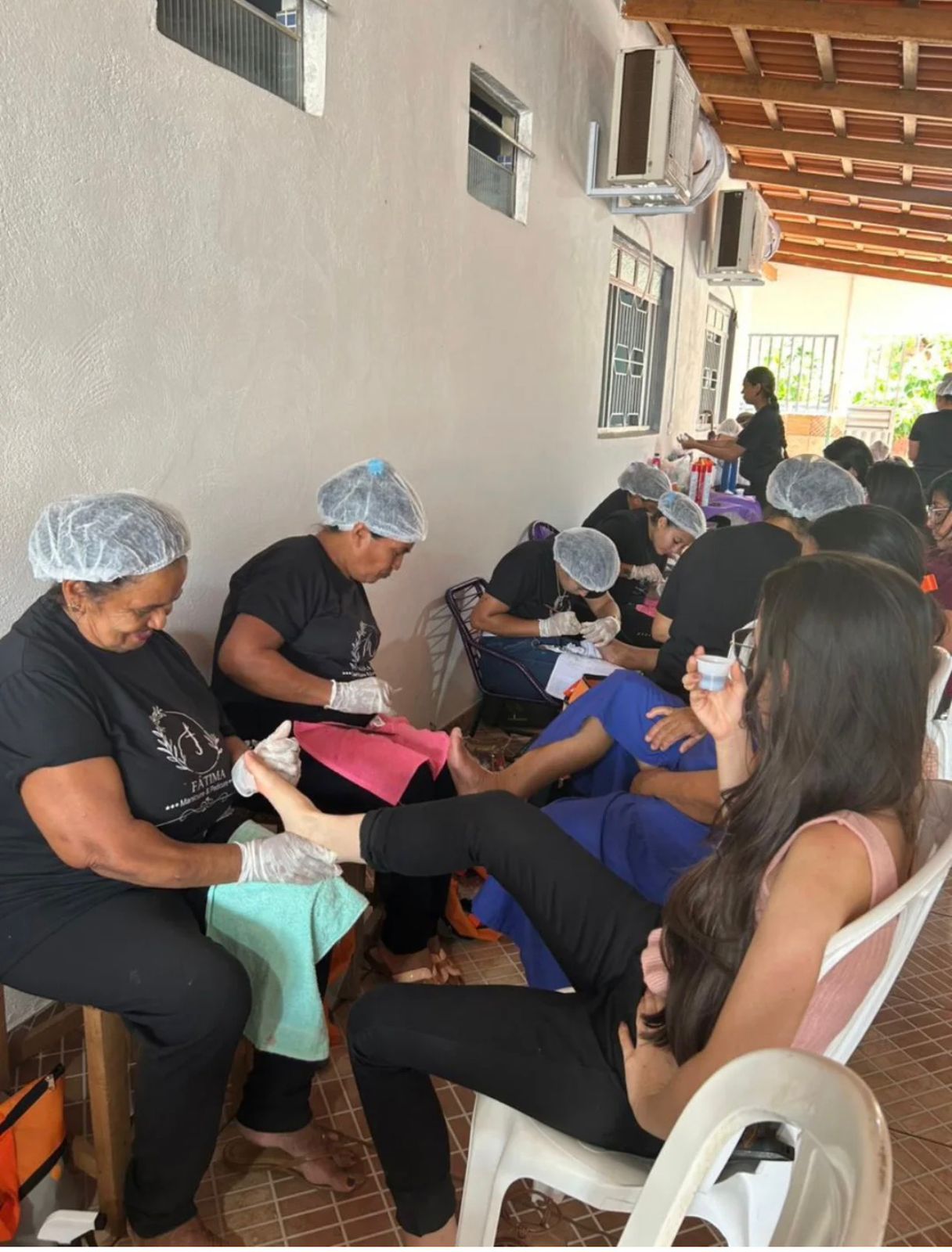 Conclusão do curso de manicure e pedicure